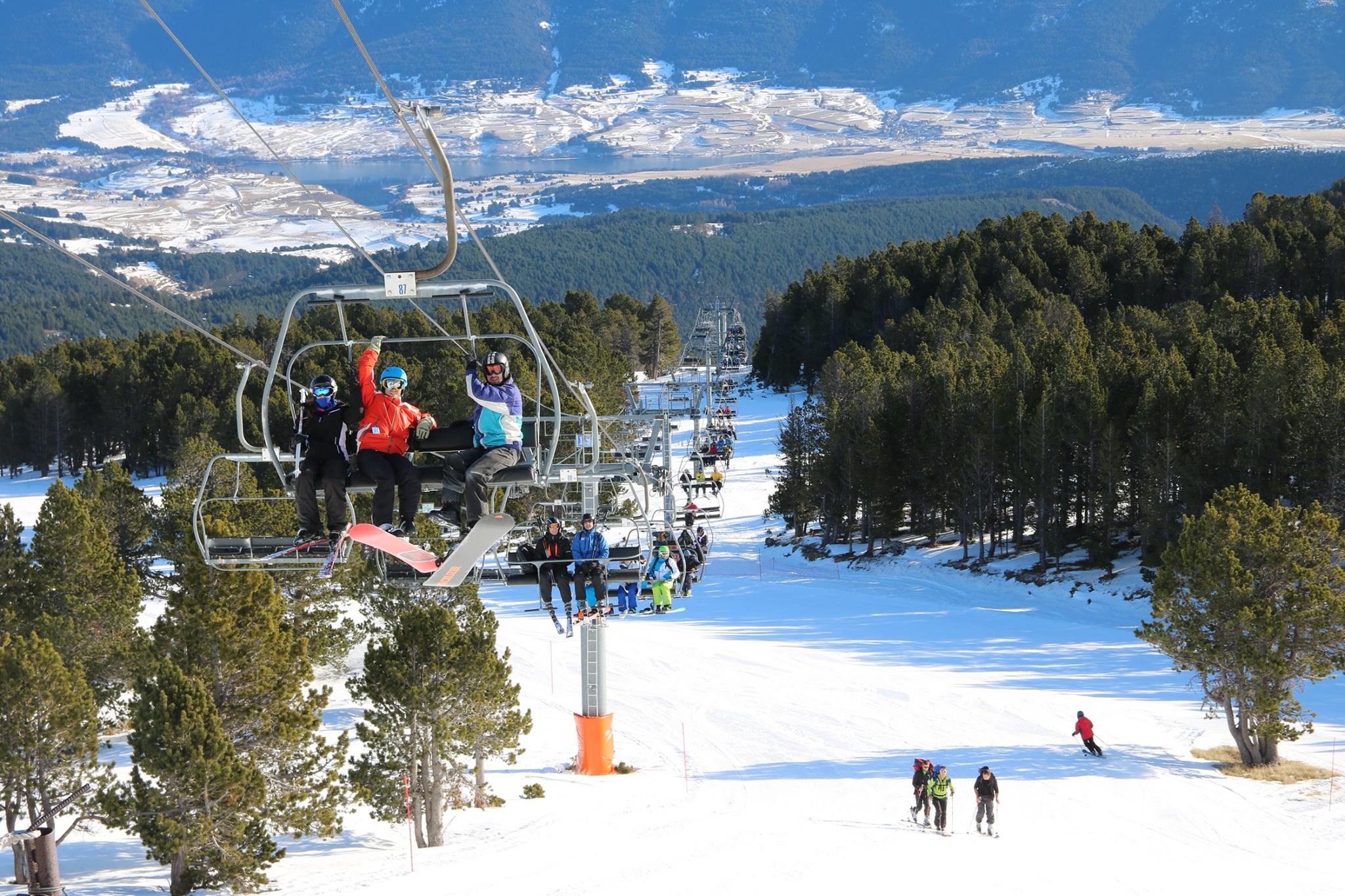 Le domaine skiable de Formiguères