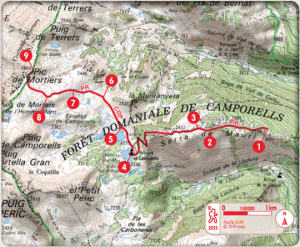 Randonnée des lacs des Camporells